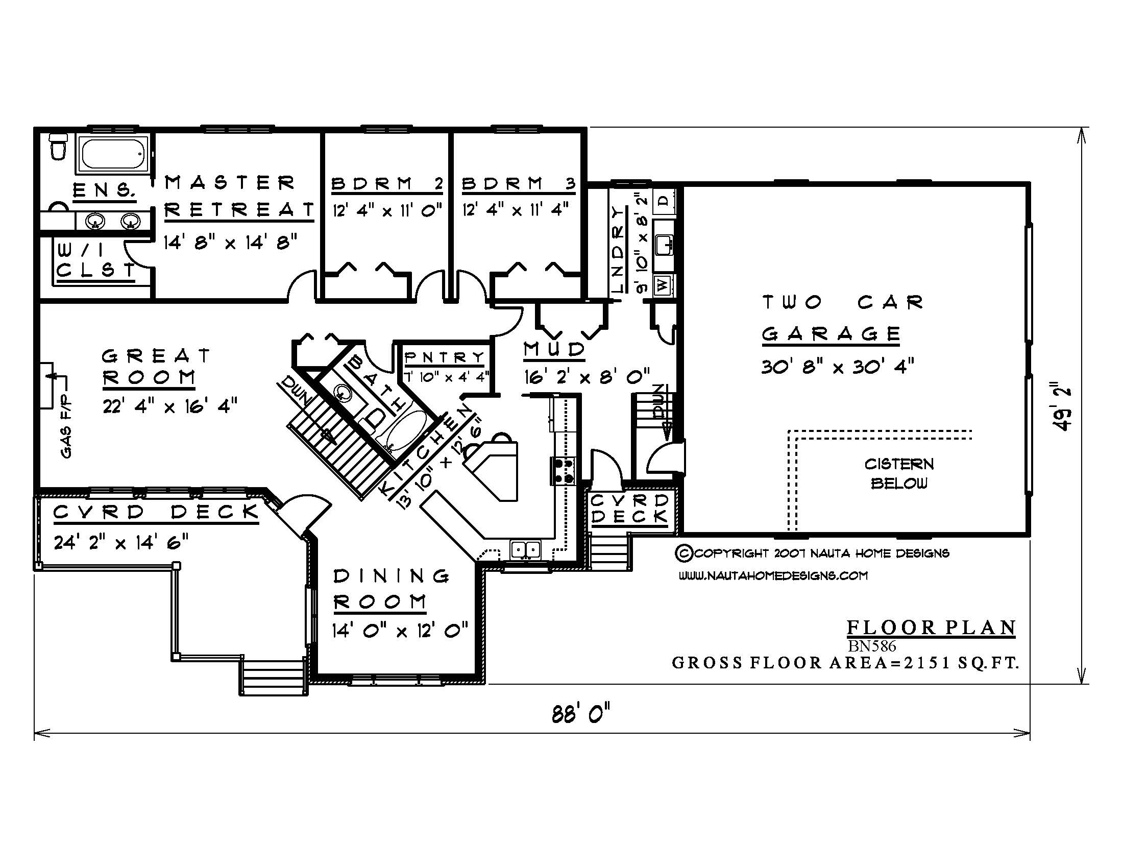 BN586- Custom Designed House Plan – Nauta Home Designs