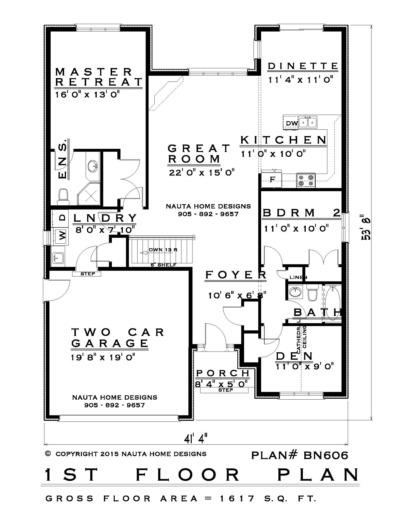 BN606- Custom Designed House Plan – Nauta Home Designs