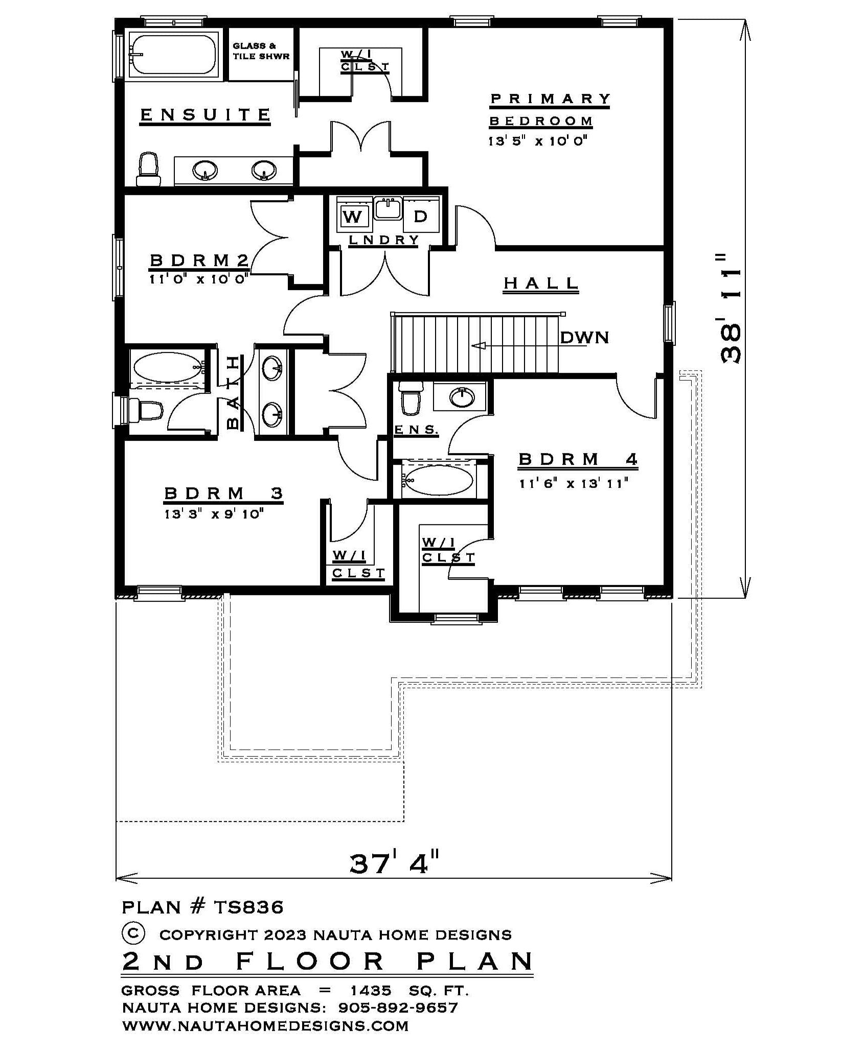 TS836 - Custom Designed House Plan – Nauta Home Designs