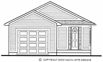 Bungalow House Plan BN123 Front Elevation